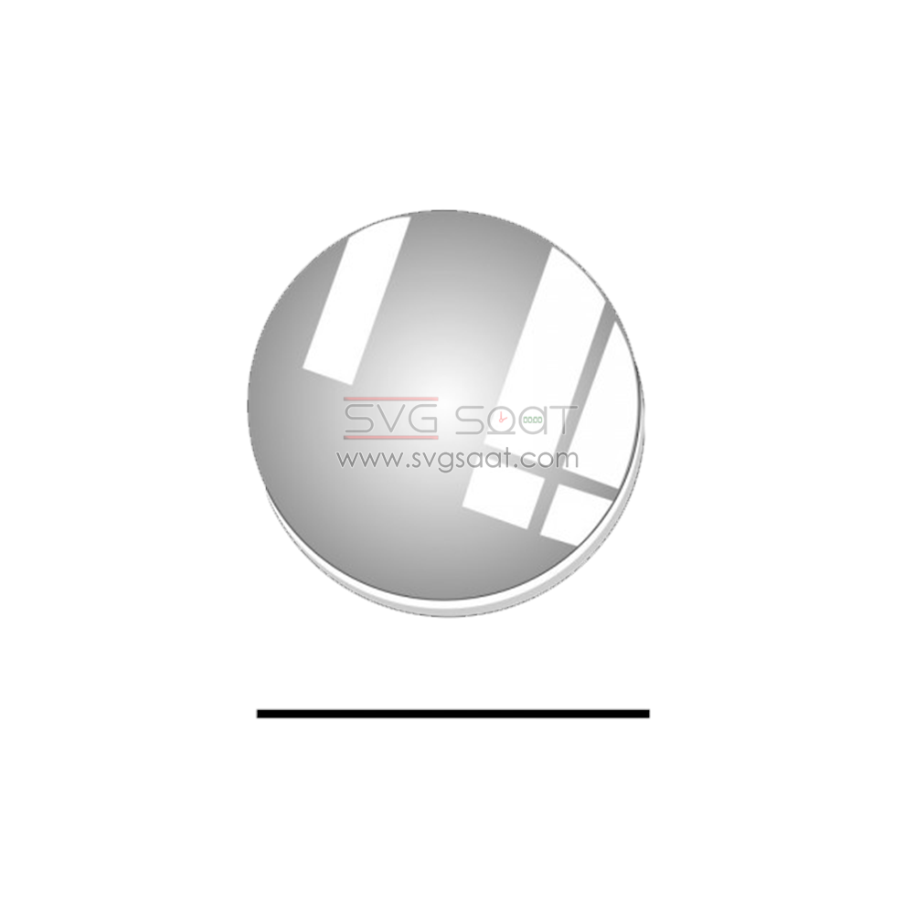 Cabor 250 Düz Mineralli Saat Camı - Şeffaf - 1.0 MM FR