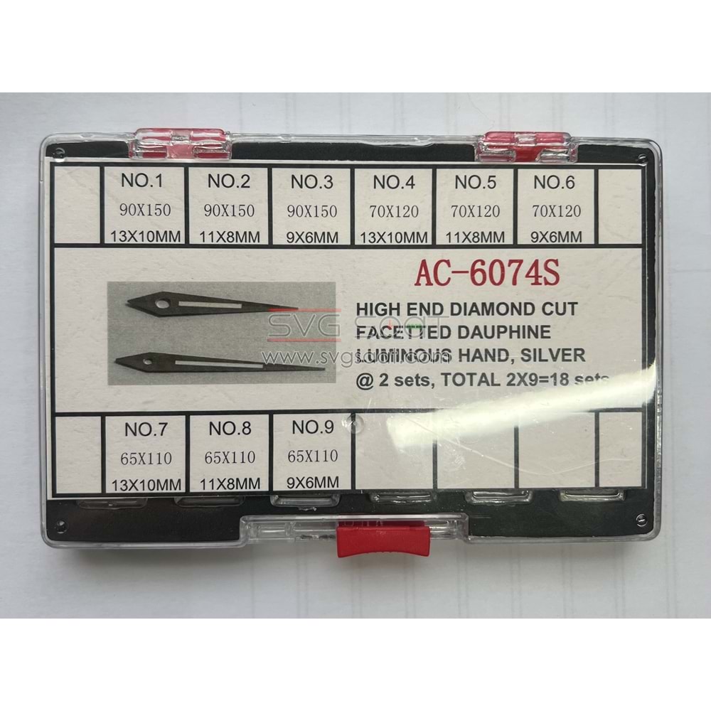 Black Akrep Yelkovan Saniye (ays) Seti -ac 6074S