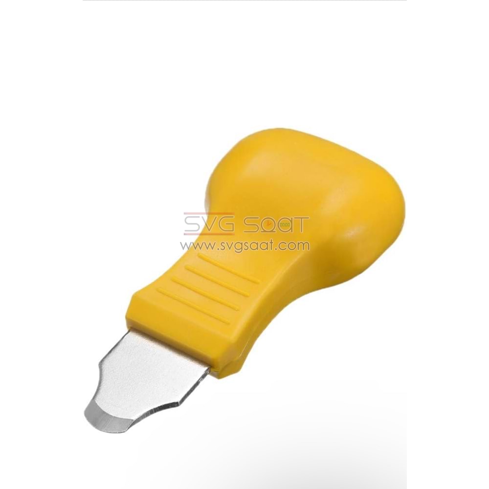 Saat Kapak Açma Çakısı T09-DTL-121 Sarı Topuzlu Çakı