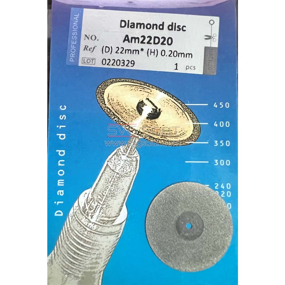 Polisaj İçin Disk Kesici - 2,20 CM Çap