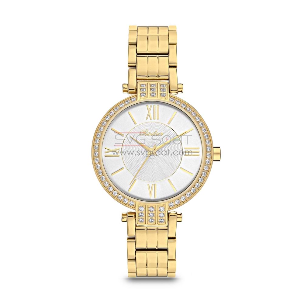 Roder 7220 Gold Klasik Bayan Kol Saati - Beyaz