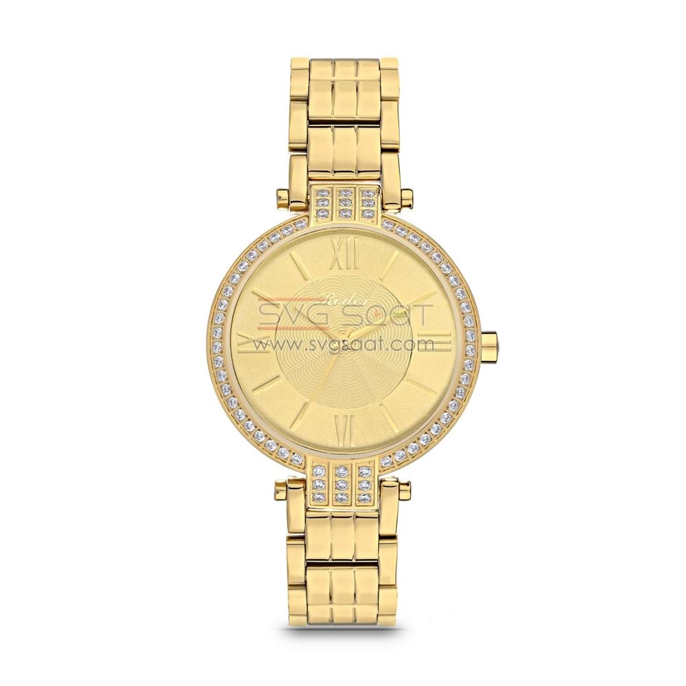 Roder 7220 Gold Klasik Bayan Kol Saati - Gold