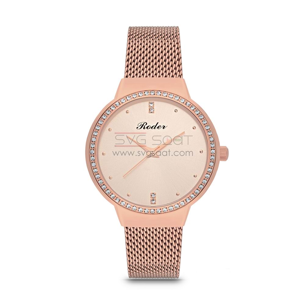 Roder 7240 Rosegold Klasik Bayan Kol Saati - Rose Gold