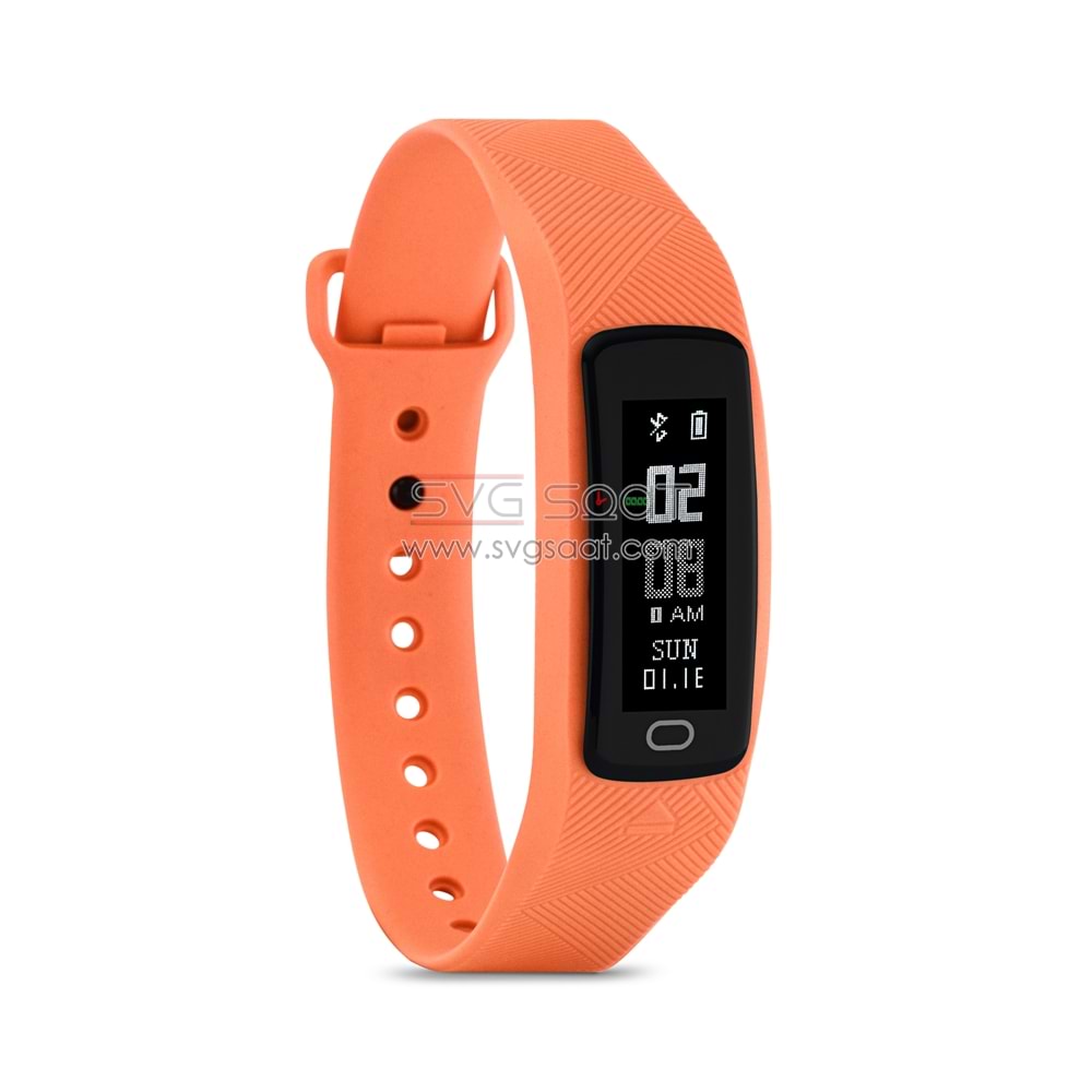 Roder B2 Fit Band Smart Akıllı Bileklik - Turuncu