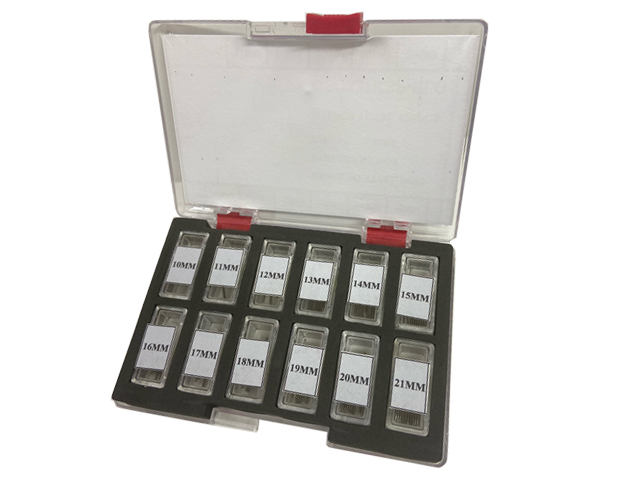 Tırtıklı Başlı Geçmeli 0,9MM Pim Set