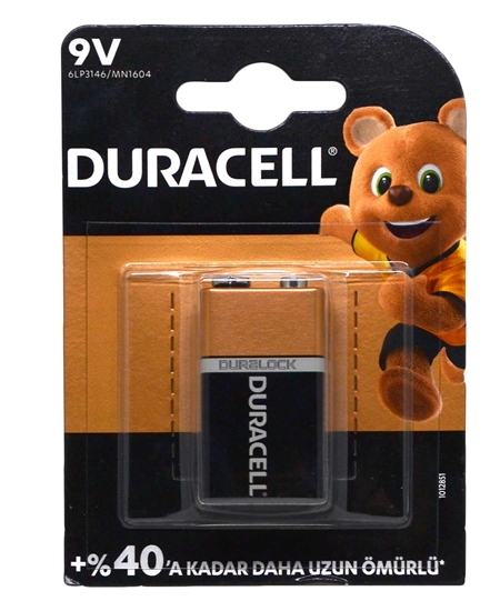 Duracell 9 Volt Pil