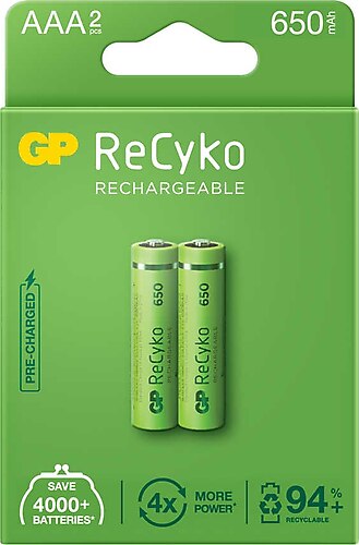 GP AAA 2 Alkaline pil
