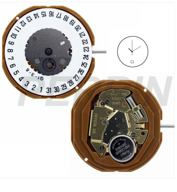 Miyota GM10 6DAN Takvimli Saat Makinası